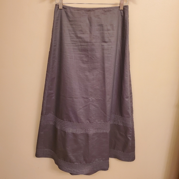 J.CREW Gray Maxi Skirt SIZE 2 - Picture 1 of 8